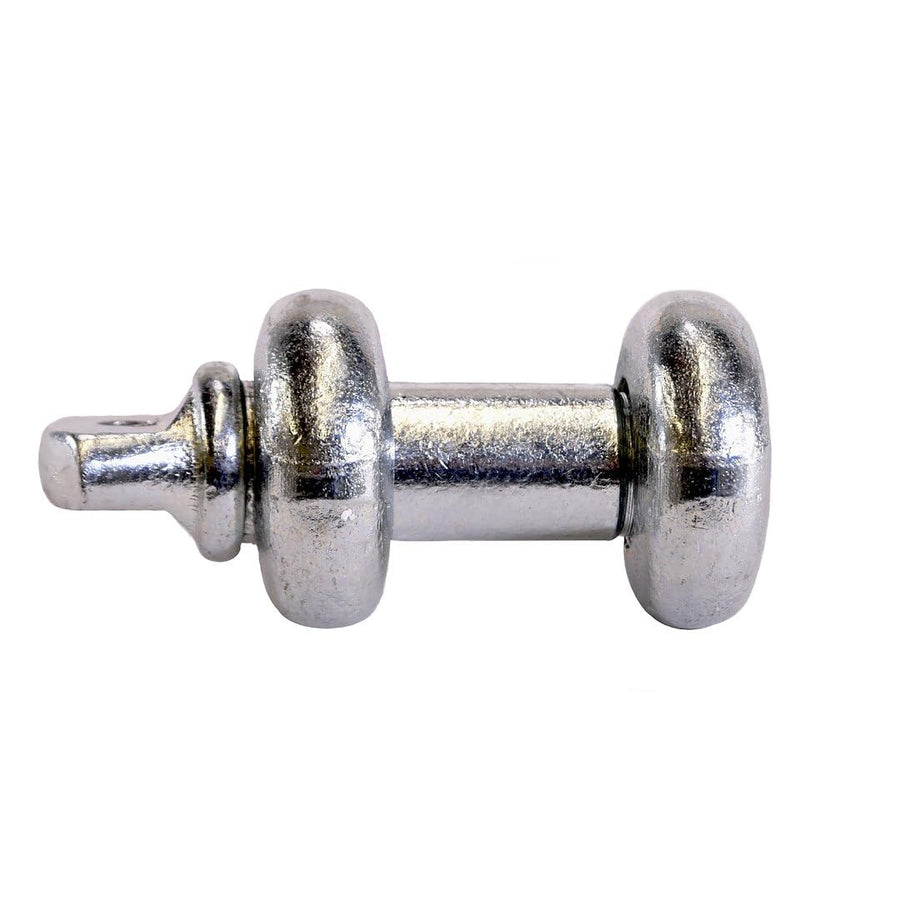 TrailFX WA044 Steel D-Ring with 3/4 Inch Pin Silver 9500 Pound Weight Rating Zinc Coated Cast Steel Single