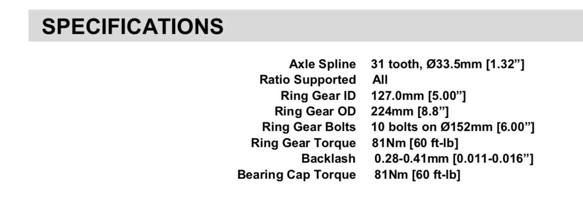 ARB Air Operated Locking Differential for 31 Spline Ford 8.8", Air compressor needed, sold separately
