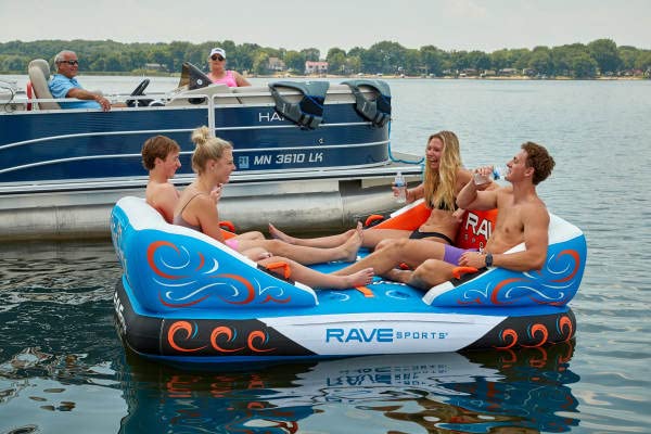 Big Easy RAVE Sports Boat Towable Water Tube for 2-4 Riders