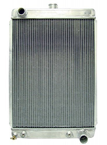 Northern Radiator Driver Side Inlet, 19-3/4 in W x 27 in H x 3-1/8 in D, Passenger Side Outlet, Aluminum, Natural, Each