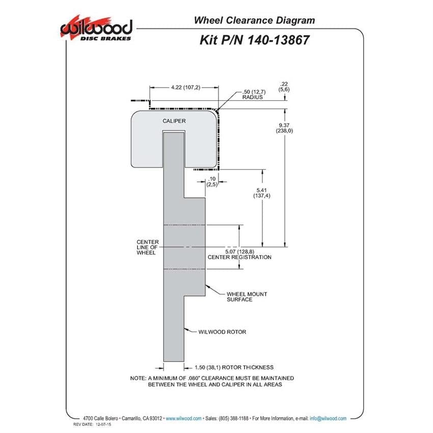 Drilled Wilwood Rotor 14013867