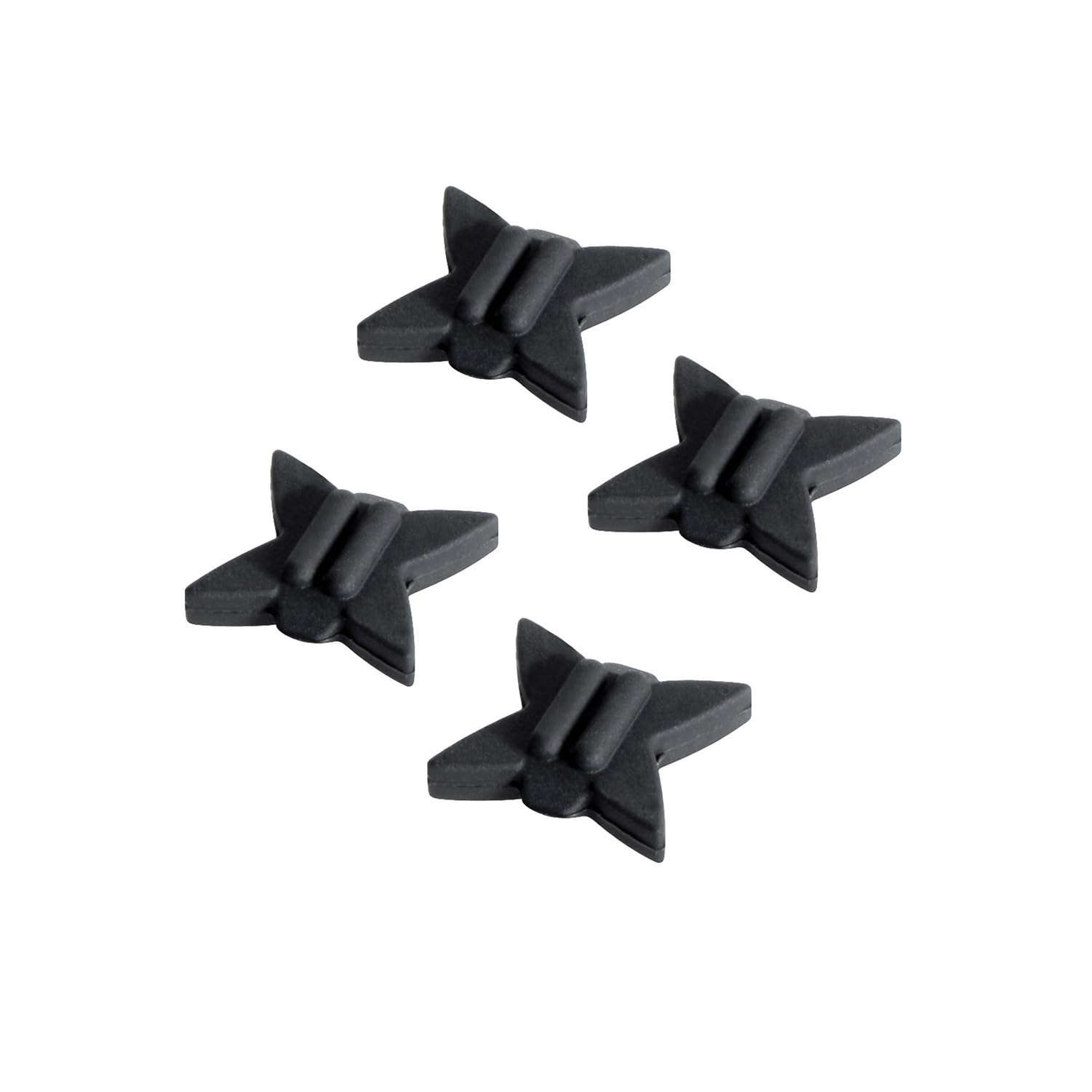 TRUGLO Durable Weather-Resistant Versatile Lightweight Tru-Block Bowhunting Archery Bow String Silencers - Black, 4 Pack