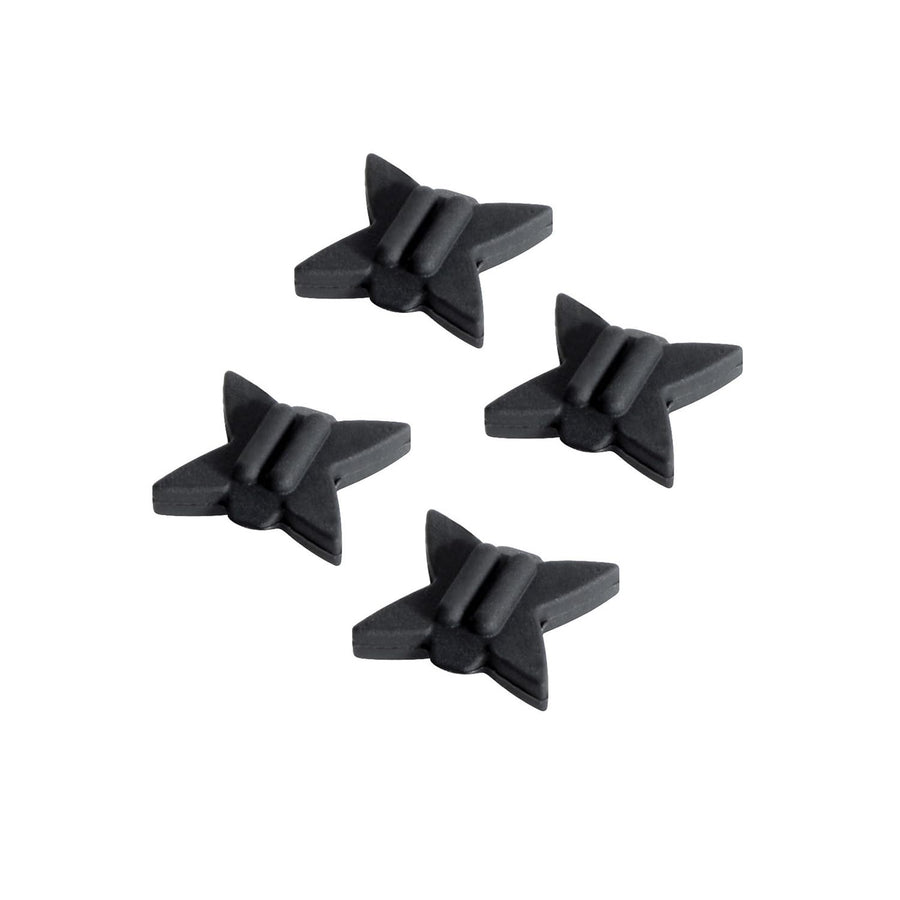 TRUGLO Durable Weather-Resistant Versatile Lightweight Tru-Block Bowhunting Archery Bow String Silencers - Black, 4 Pack