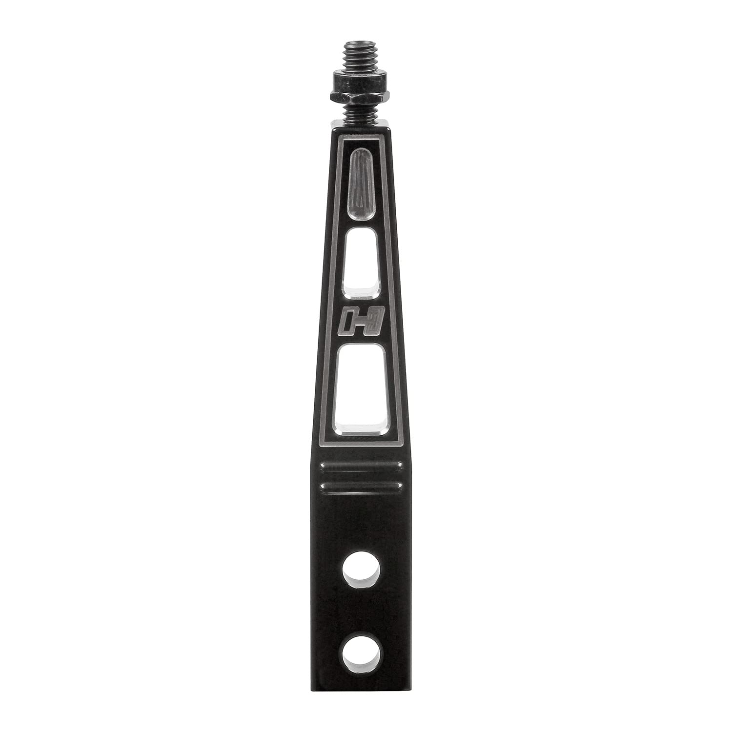 Hurst Shifter Stick 6.00 Inch Straight Black Billet Aluminum Manual Transmission Shift Lever 6.00 Inch Straight Black Aluminum