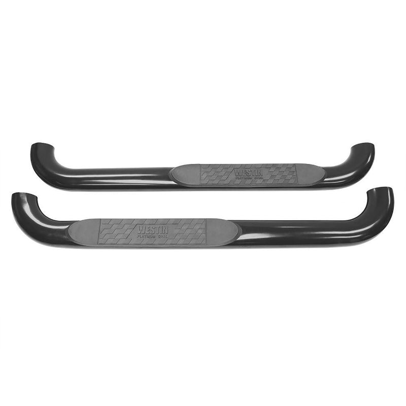 Platinum Black Westin 21-2325 Oval Step Bar Black 4 Inch