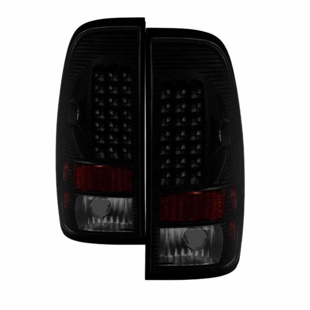 Tail Light Xtune ALT-ON-FF15097-LED-BSM (Ford F150 Styleside 97-03 / F250/350/450/550 Super Duty 99-07 LED s - Black Smoke)