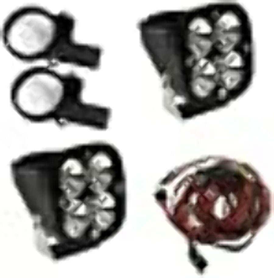 Baja Designs Squadron Pro PowerSports LED Horizontal Mount Light Kit for UTV (2-inch Dia. Mounts)