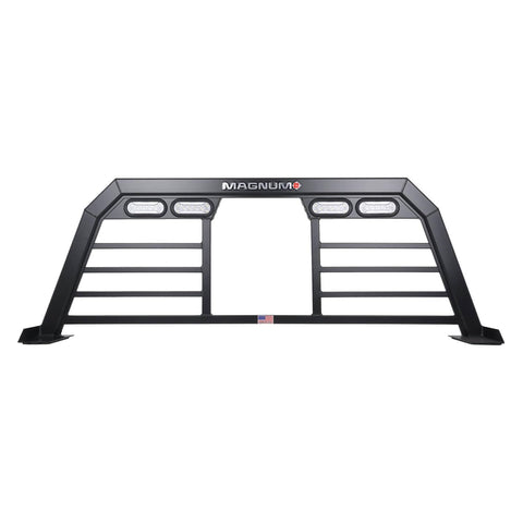 High Magnum Pro Lighted Headache Rack Bars with Window | Fits 20-23 Ford Super Duty
