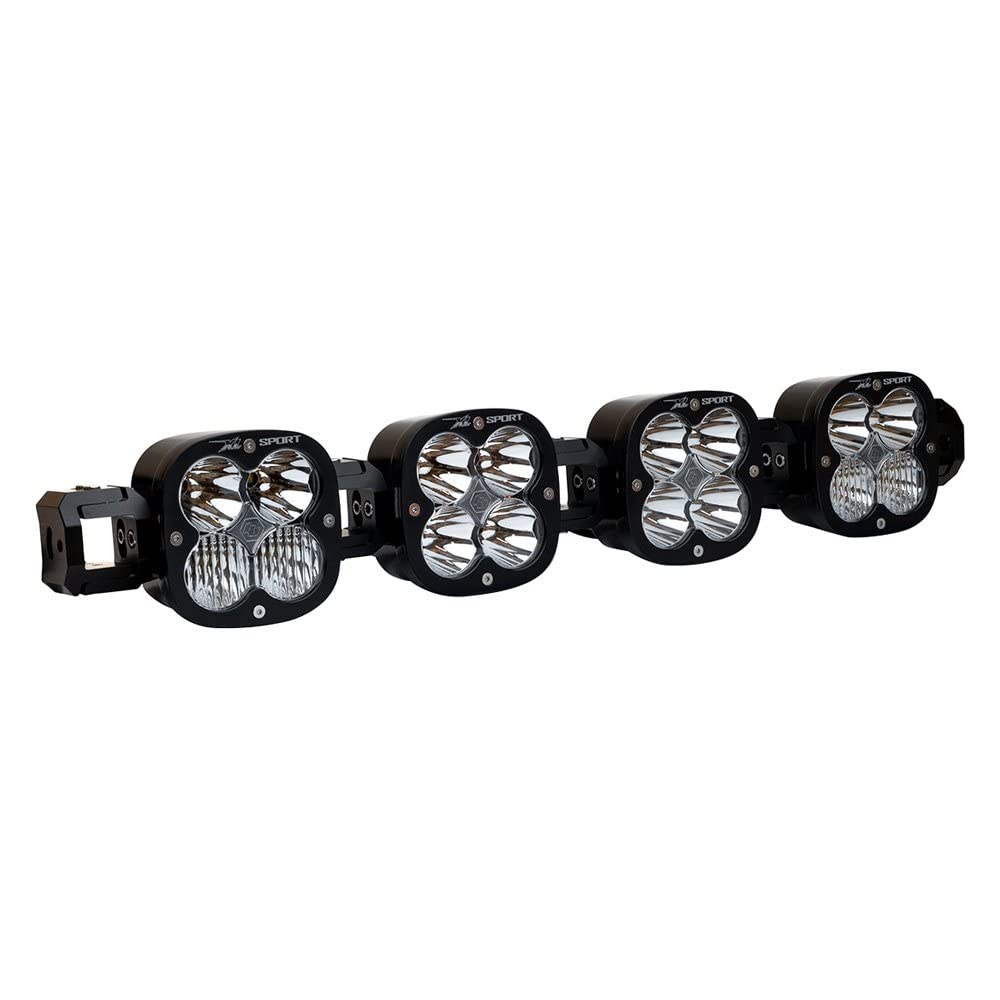XL Sport Baja Designs LED Linkable Light Bar Kit with Links, Rock Guards - Universal Fit, 104w (4 XL LED)