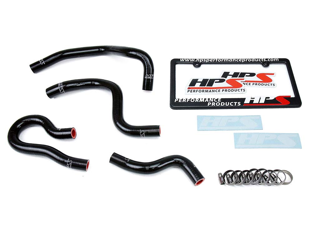 Black HPS Silicone Heater Hose Kit 57-1769-BLK Coolant