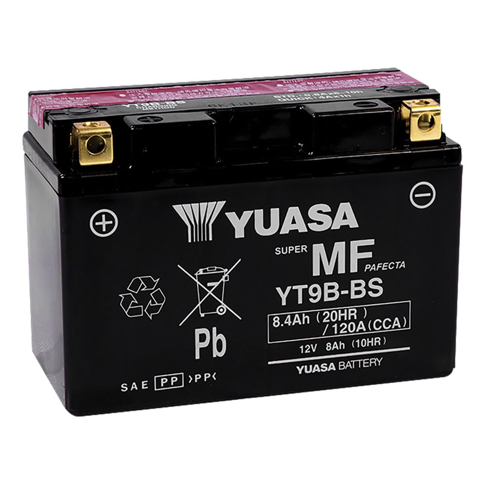 YT9B-BS Yuasa YUAM629B4 Battery, Multi-Colored