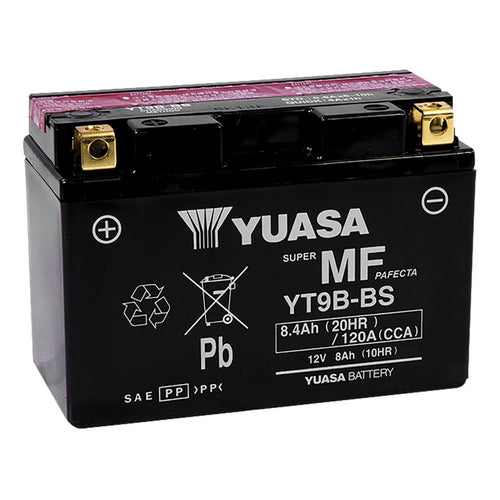 YT9B-BS Yuasa YUAM629B4 Battery, Multi-Colored