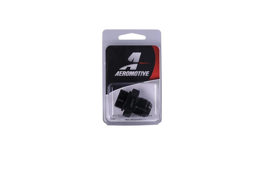 Black Anodized Aluminum Aeromotive -10AN Male Flare Fuel Fitting 15608