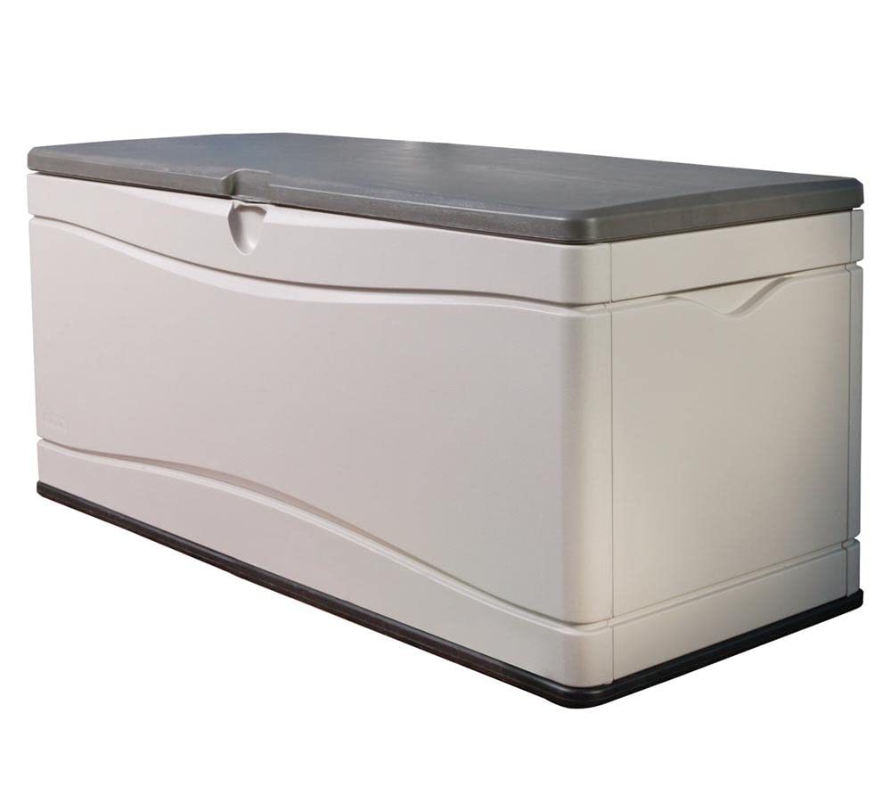 60012 LIFETIME Extra Large Deck Box, 130 Gallon, Desert Sand/Brown