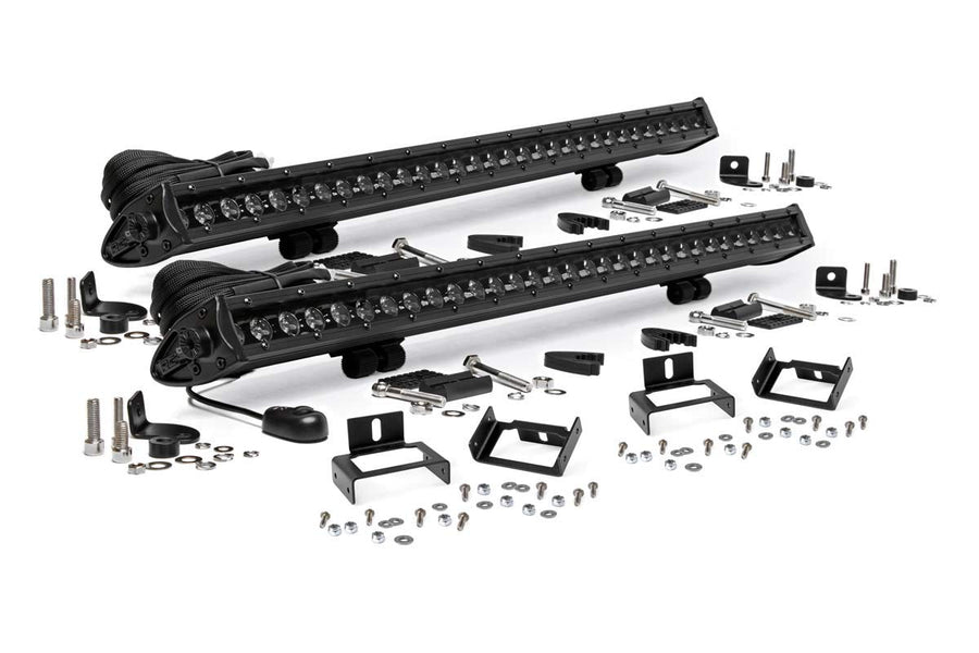 30" Rough Country Black Series Dual Row Grille Kit for 11-16 Super Duty - 70771