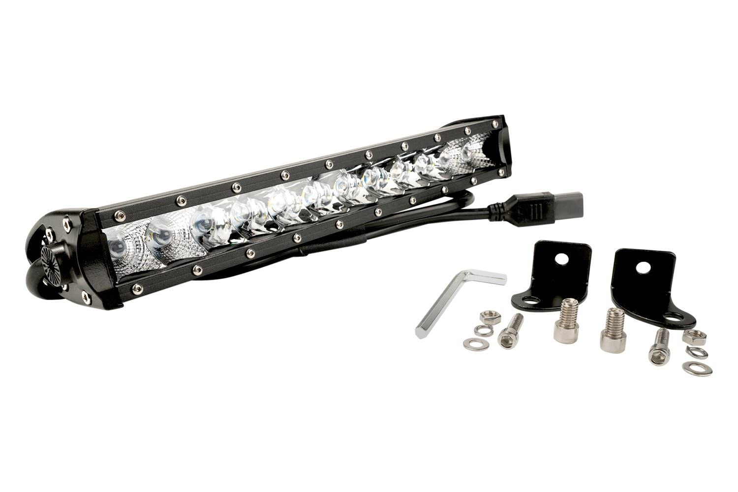 12" Single Row Led Light Bar Southern Truck, 50W Cree (Dt Harness 79900, 79904)