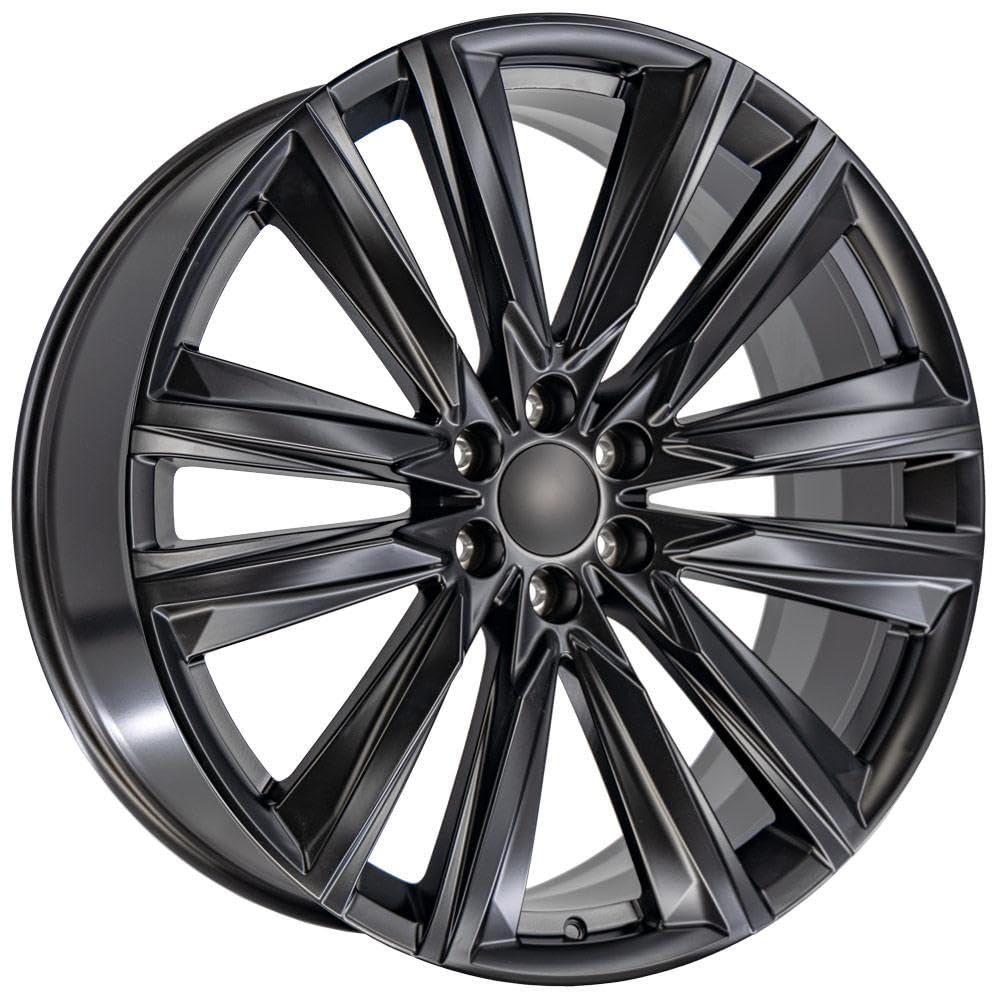 26 Inch OE Wheels CA91 Rim Fits Escalade Sport Style 6x139.7 26x10 Satin Black - Hollander 4869 (1)