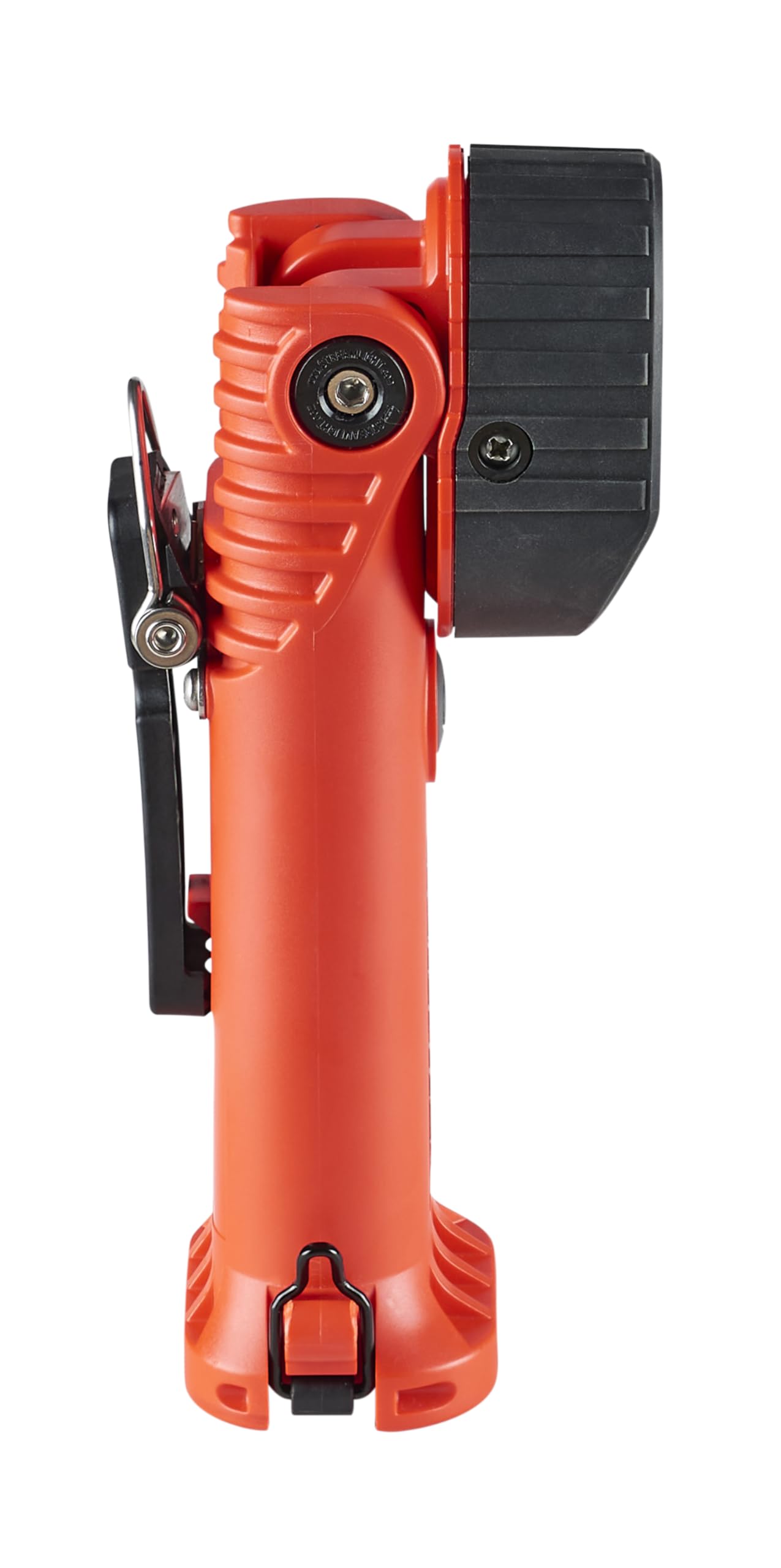 Streamlight Survivor Pivot 325-Lumen Right Angle Articulating Dual Beam Flashlight with Clip, Alkaline Batteries and Orange