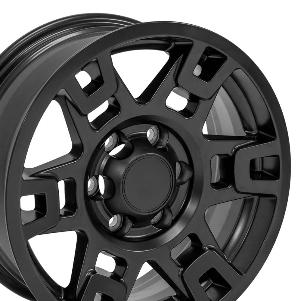 17 Inch OE Wheels Rim Fits 4Runner TRD Style 6x139.7 17x7 Matte Black - Hollander 75167 (1)