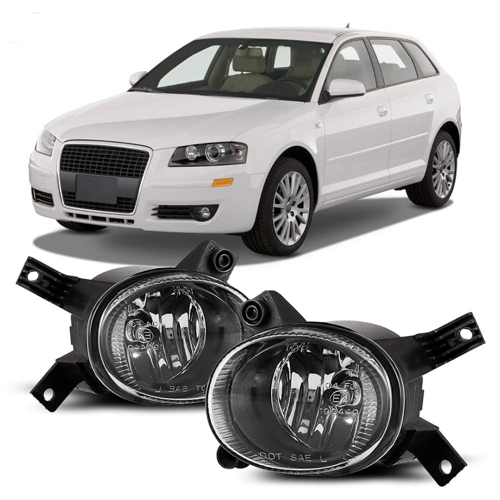 OEM Series Winjet for Audi [2009 2010 2011 2012 2013 A3] [2005 2006 2007 2008 2009 A4 S4] Driving Fog Lights