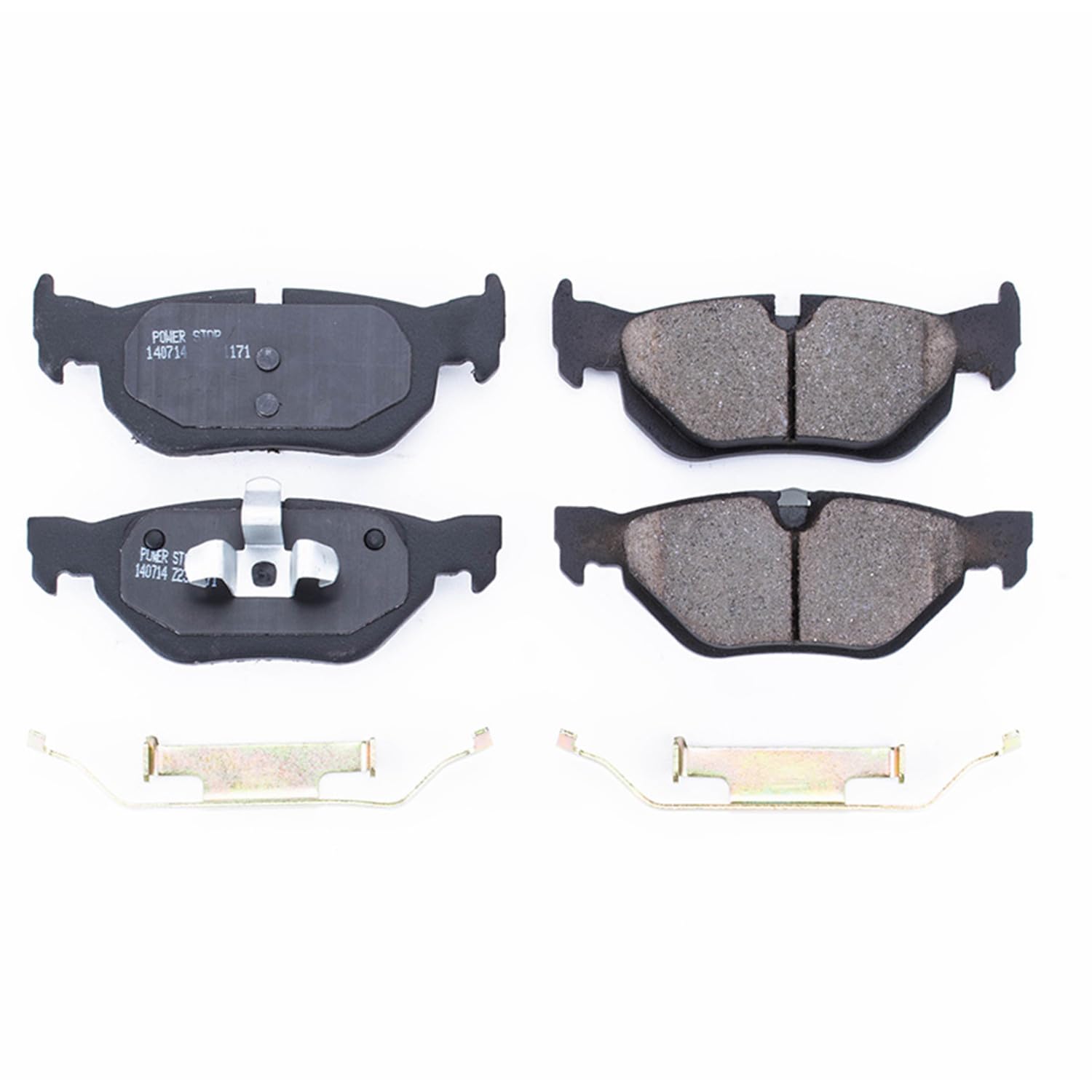 Power Stop Brake Kit Rear For BMW 323i 2007-09 | BMW 325xi 2006 - Ceramic Brake Pads With Installation Hardware, 17-1171