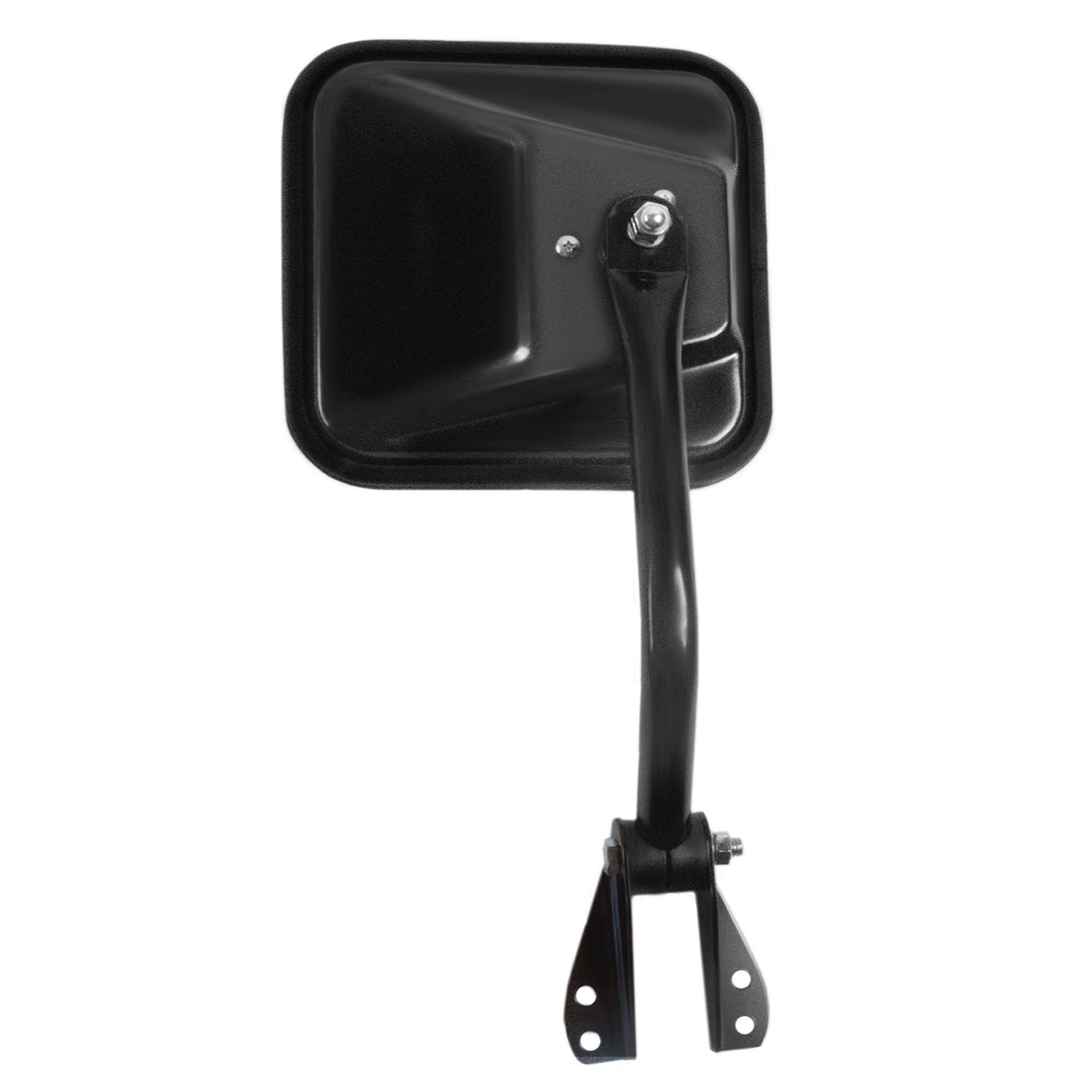 Driver Side Fit System 60020C Mirror for Jeep CJ, Black, Foldaway, Manual