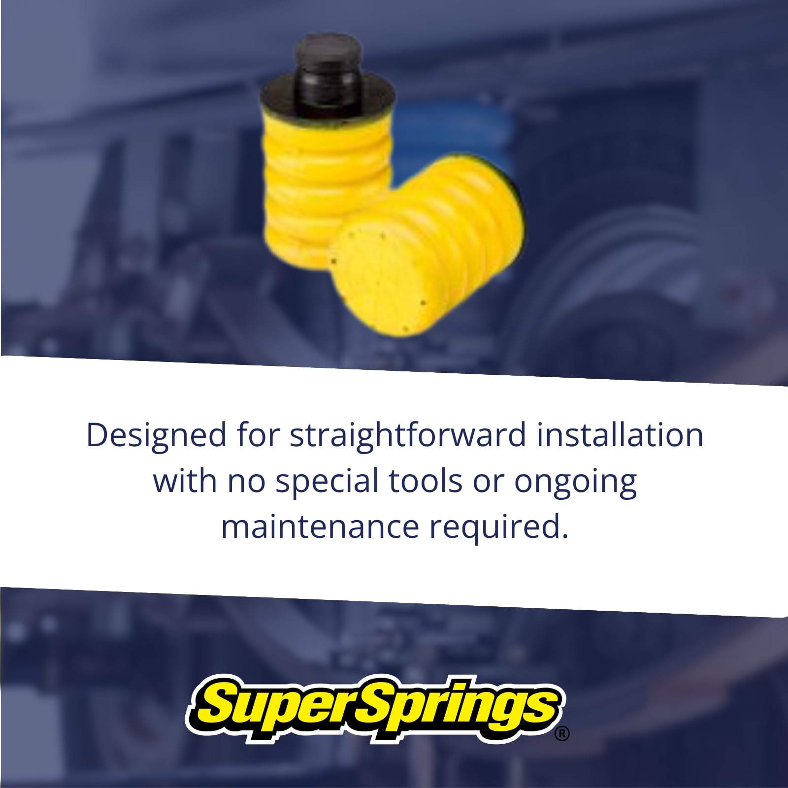 SumoSprings SSF-303-54 | Front SumoSprings for Dodge RAM 4500|5500, yellow
