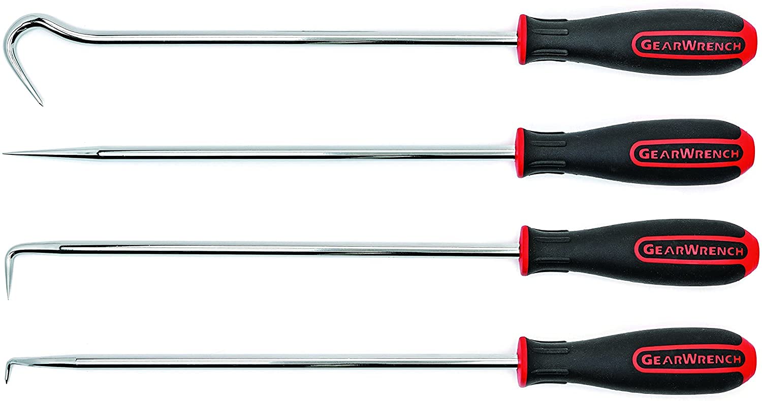 4 Pc. GEARWRENCH Heavy-Duty Long Hook & Pick Set - 84020