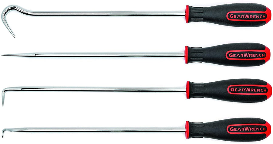 4 Pc. GEARWRENCH Heavy-Duty Long Hook & Pick Set - 84020