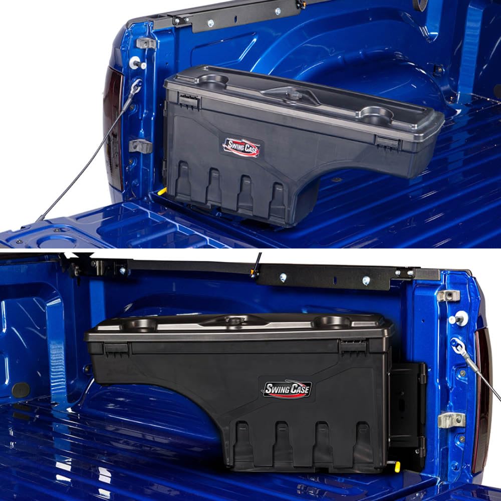 UnderCover RealTruck SwingCase Truck Bed Storage Box | SC403D | Fits 2019-2023 Toyota Tacoma Drivers Side