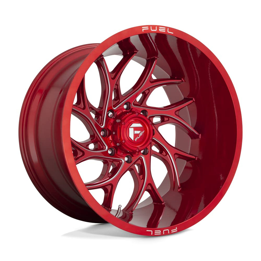 D742 Fuel 1PC 22X12 8X170 GL-RED-MIL -44MM - D74222201747