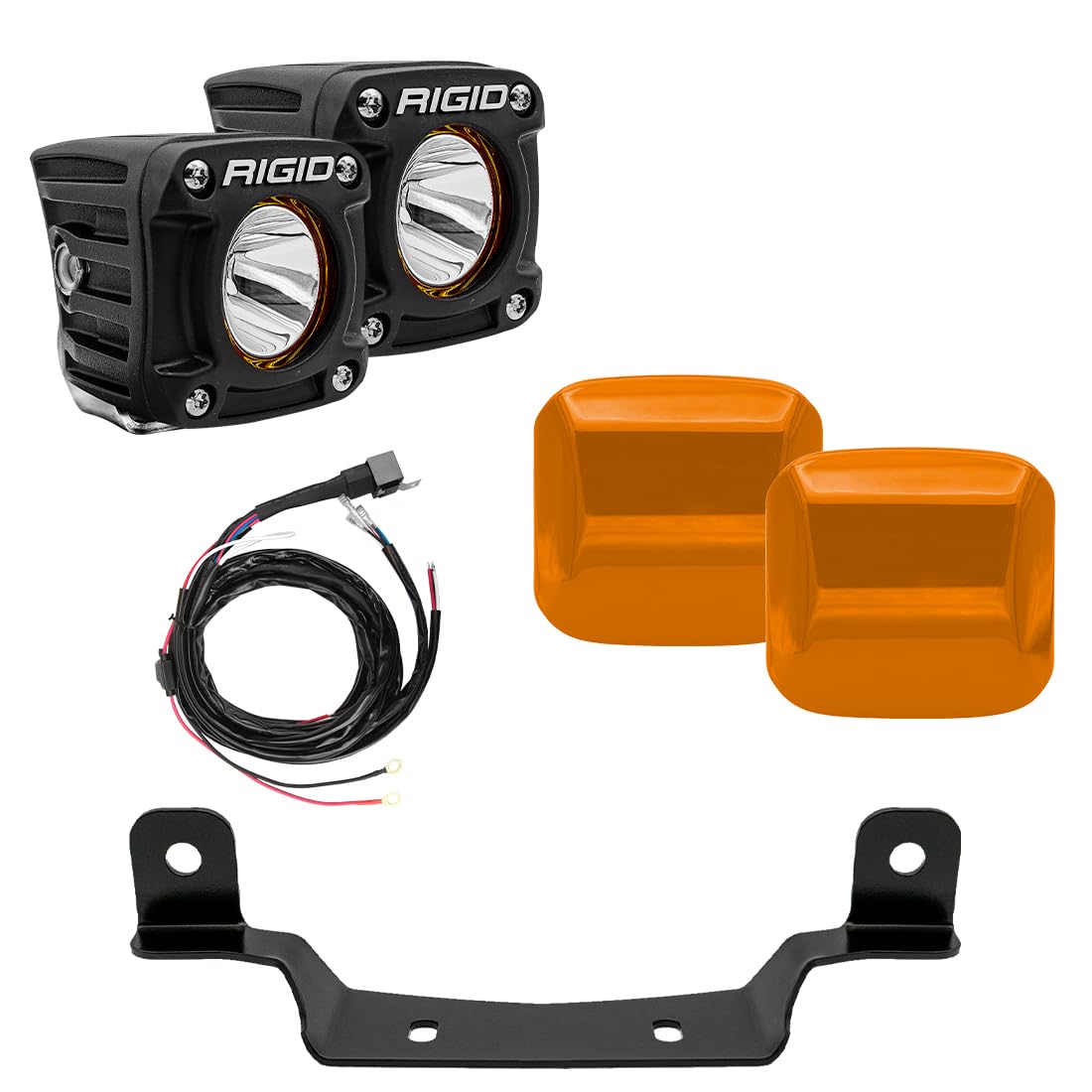 Polaris RIGID Industries 41669-Revolve-Amber-Pod-Lower-Grille-Kit
