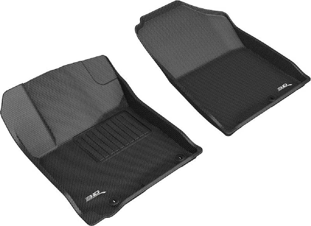 Kagu 3D MAXpider Custom Fit Floor Mat (Black) Compatible with Hyundai Venue 2020-2026 - Front Row