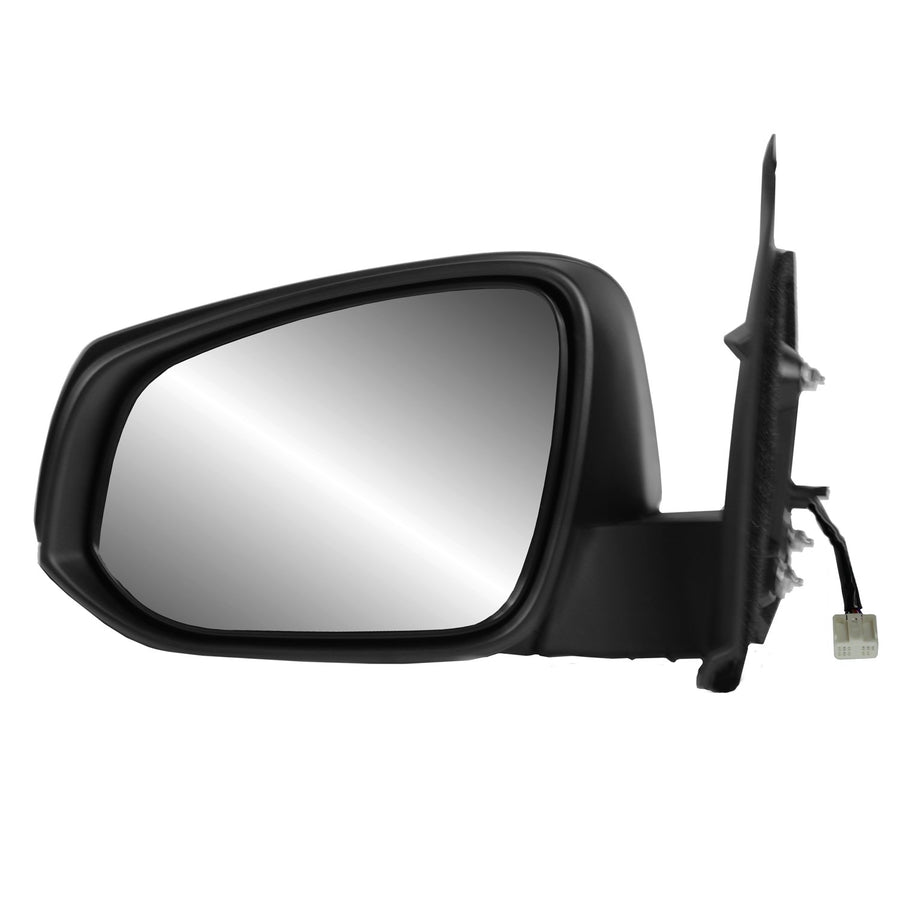 Fit System Mirror Driver Side for Toyota Tacoma, Textured Black, Foldaway, w/o Puddle lamp, w/o spot Mirror, w/o Blind spot Detection System, Heated Power (70212T)
