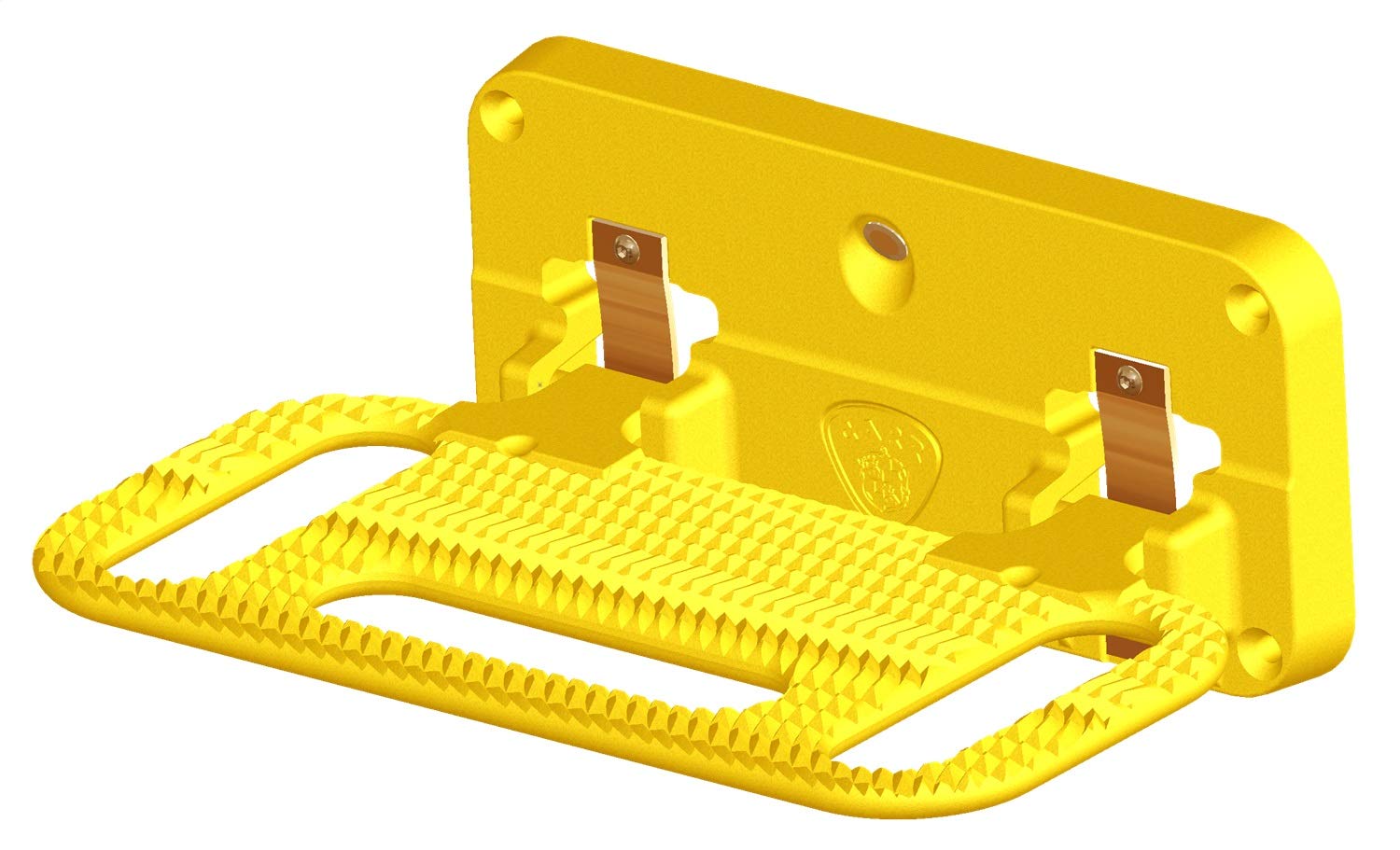 HD Mega Step Carr's Flat Mount (No Light) - Safety Yellow
