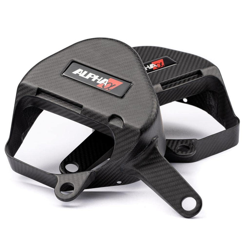 Infiniti Q50 / Q60 Red Alpha AMS Performance Matte Carbon Intake Covers