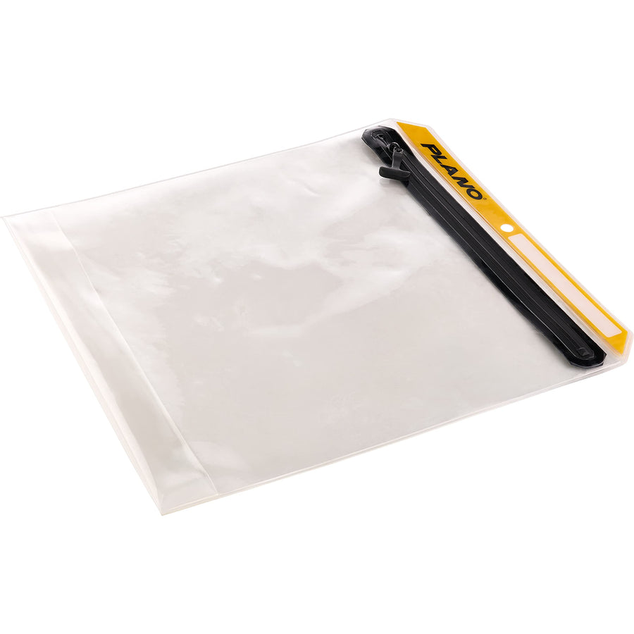 Deluxe XL Waterproof Storage Bag Plano Stowall Series, Transparent, TPU Plastic, Tackle Organization Storage, Heavy-Duty Resealable Zipper Seal Closure