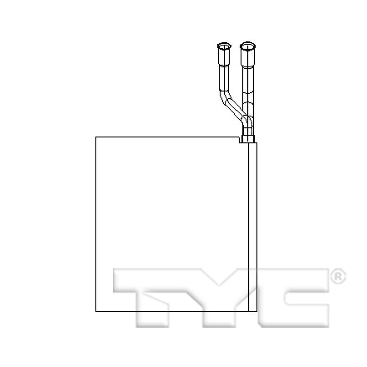 Replacement TYC 97223 Evaporator