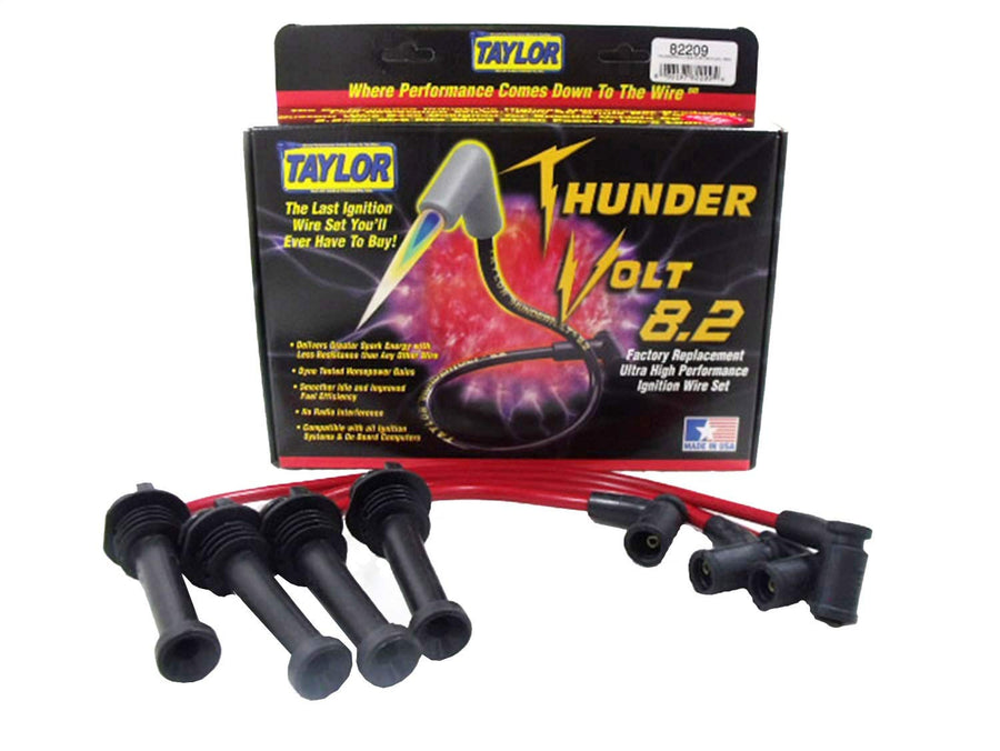 Thundervolt 8.2 Taylor Cable custom 4 cyl red