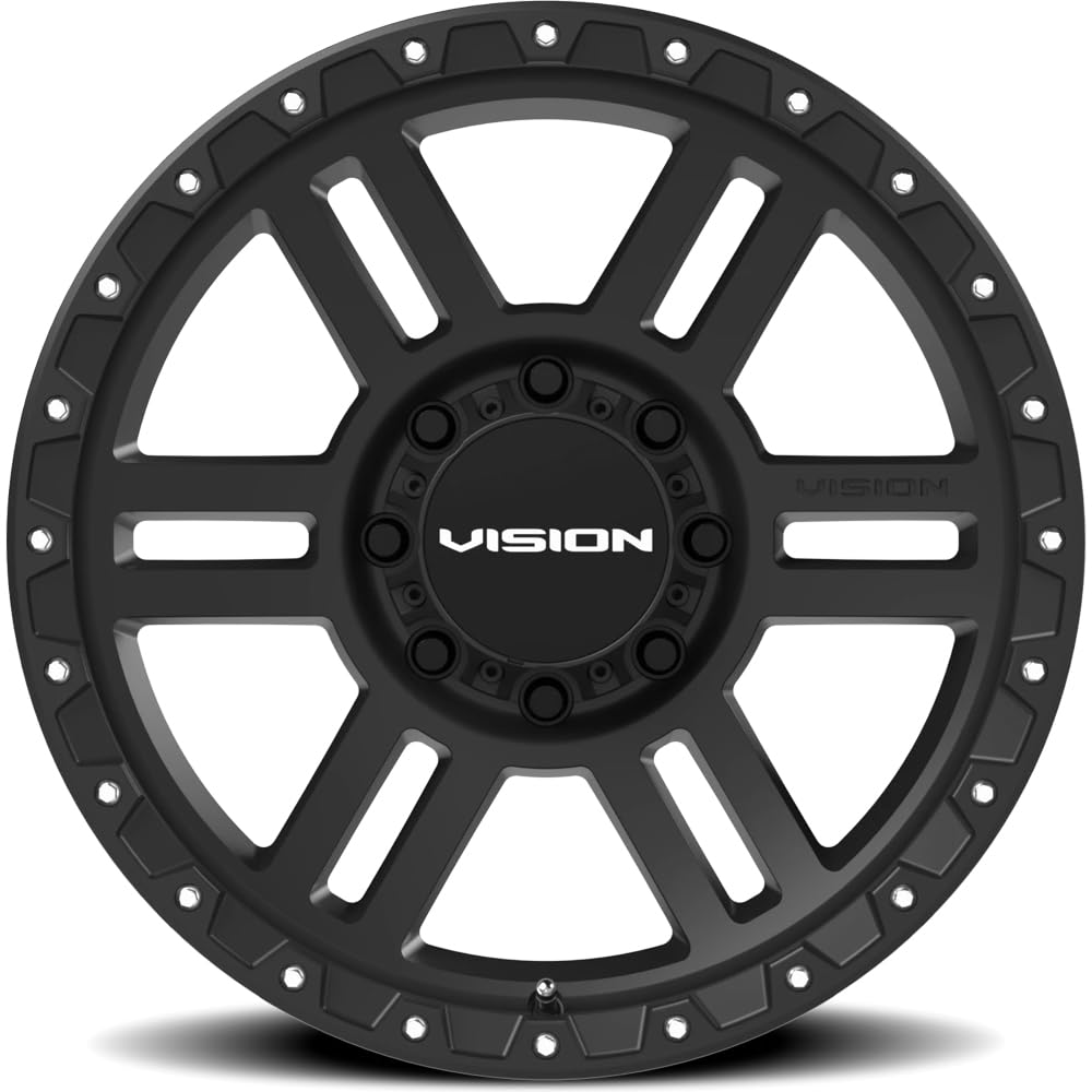 20x9 Vision 354 Manx 2 Satin Black Wheel Rim 8x170-12mm Inch 20"