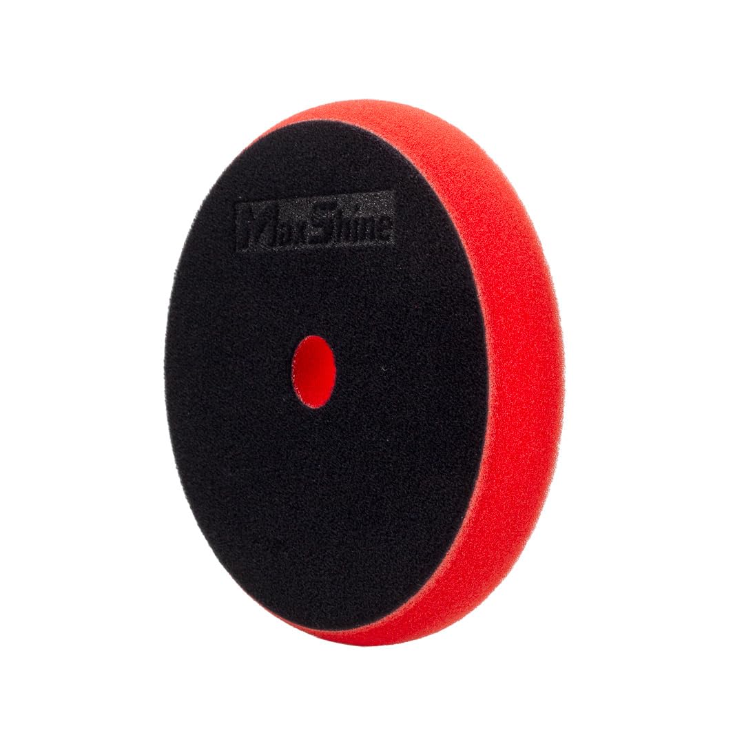 Maxshine 6" Cross Cut Universal Polishing Foam Pad for Finishing – Hook & Loop – Compatible with DA & Rotary Polishers – Cross Cut Design for Heat Control & Efficient Compound Delivery