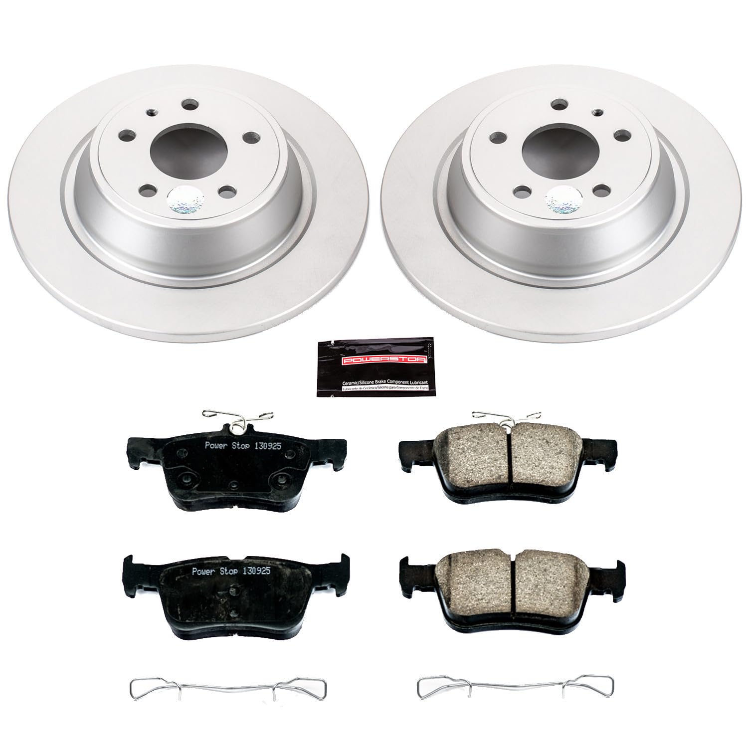 Power Stop CRK6559 Z17 Evolution Geomet Coated Brake Kit For Ford Fusion 2013-2016, Lincoln MKZ 2013-2016 [Model Specific]