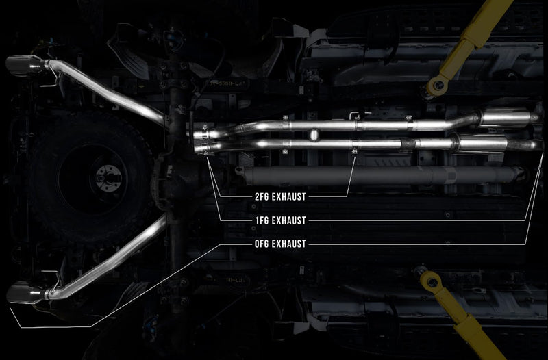 2017+ Ford Raptor AWE Tuning 1 FG Resonated Performance H-Pipe - 3015-11044