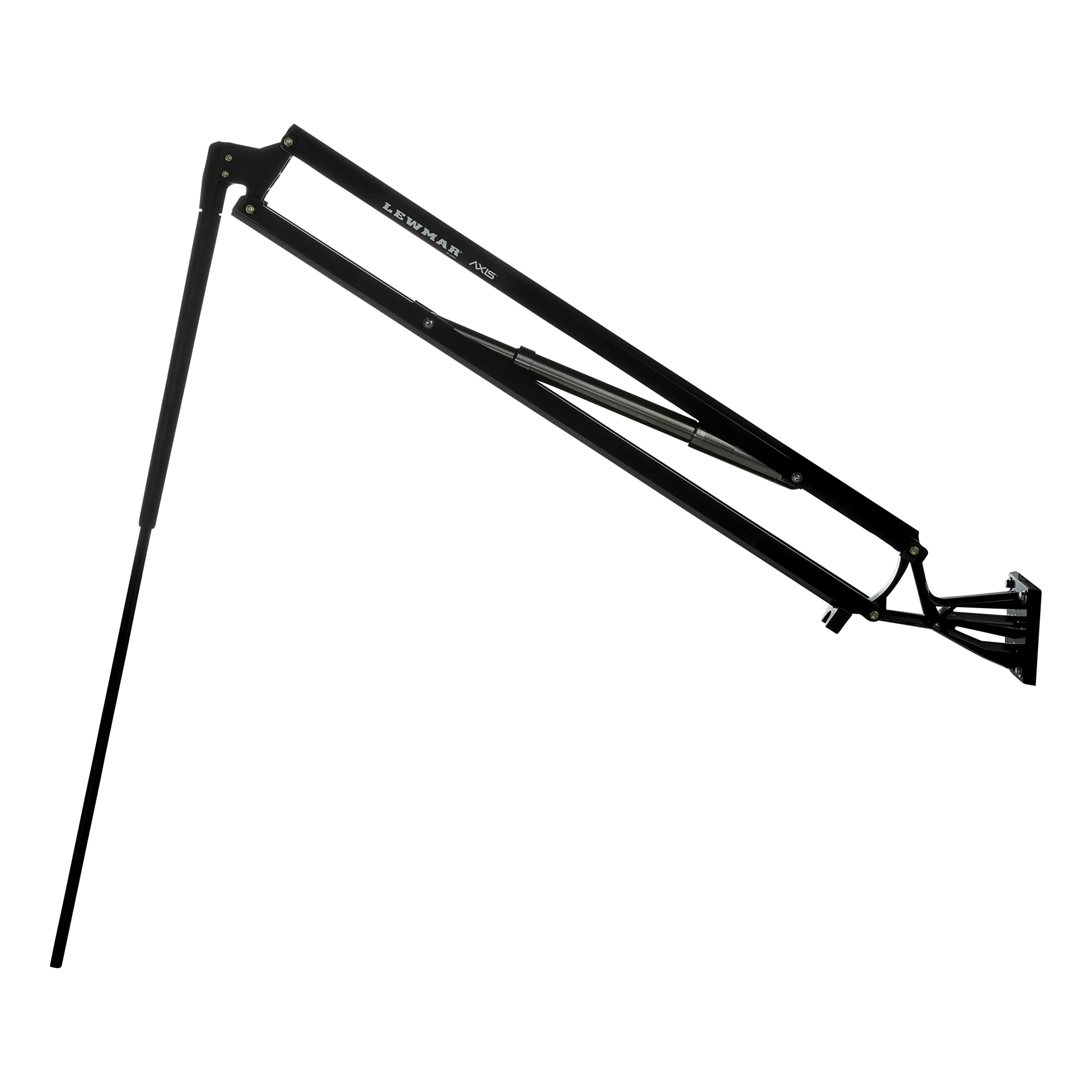 Lewmar Shallow Water Axis Anchor for use in up to 7' of Water, 12V Electrically Powered, Remote Controlled Deployment, Four Bar Articulating Arm, for Powerboats up to 26', Black - 22108805