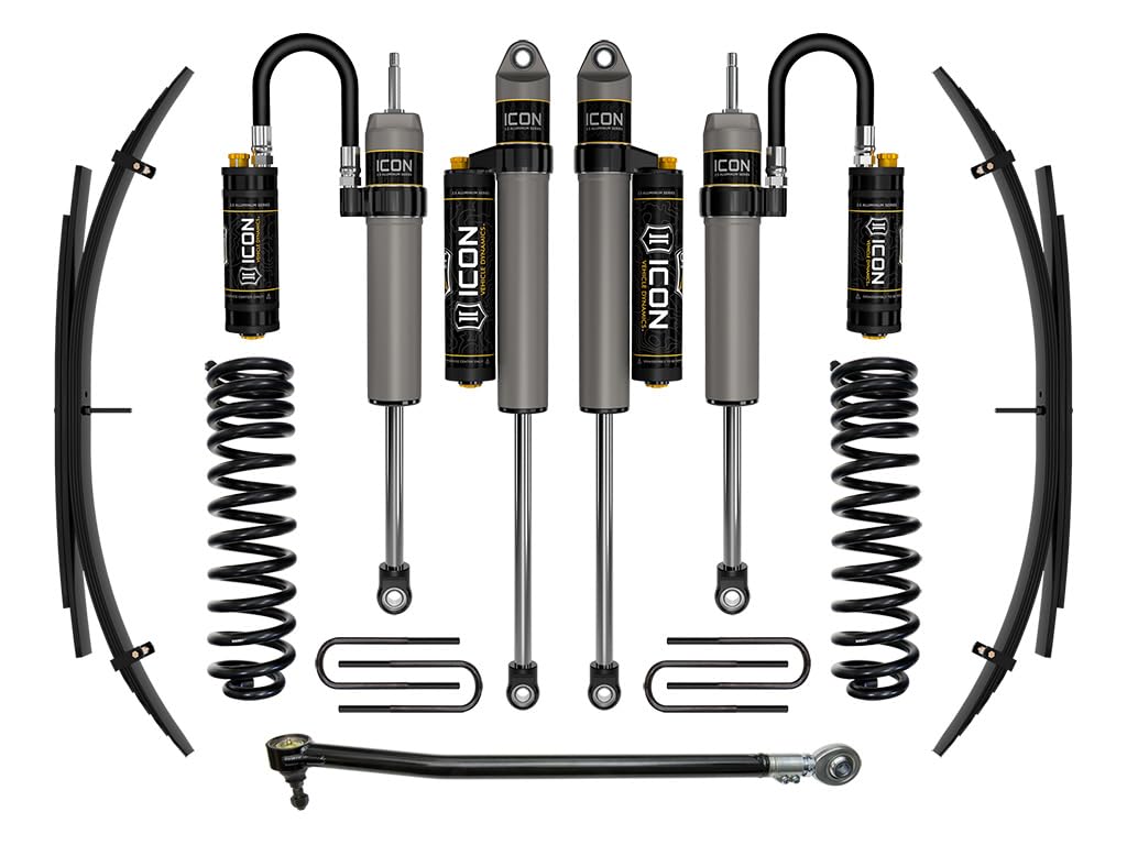 2017-2019 Ford F-250/F-350 4WD Diesel ICON 2.5" Lift, Stage 4 Suspension System w/Expansion Packs