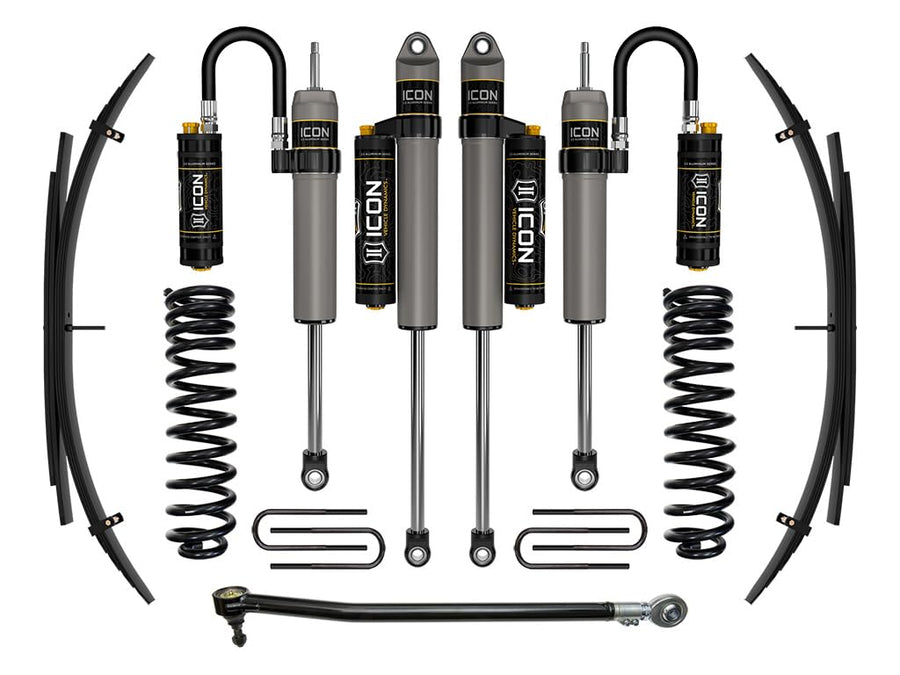 2017-2019 Ford F-250/F-350 4WD Diesel ICON 2.5" Lift, Stage 4 Suspension System w/Expansion Packs