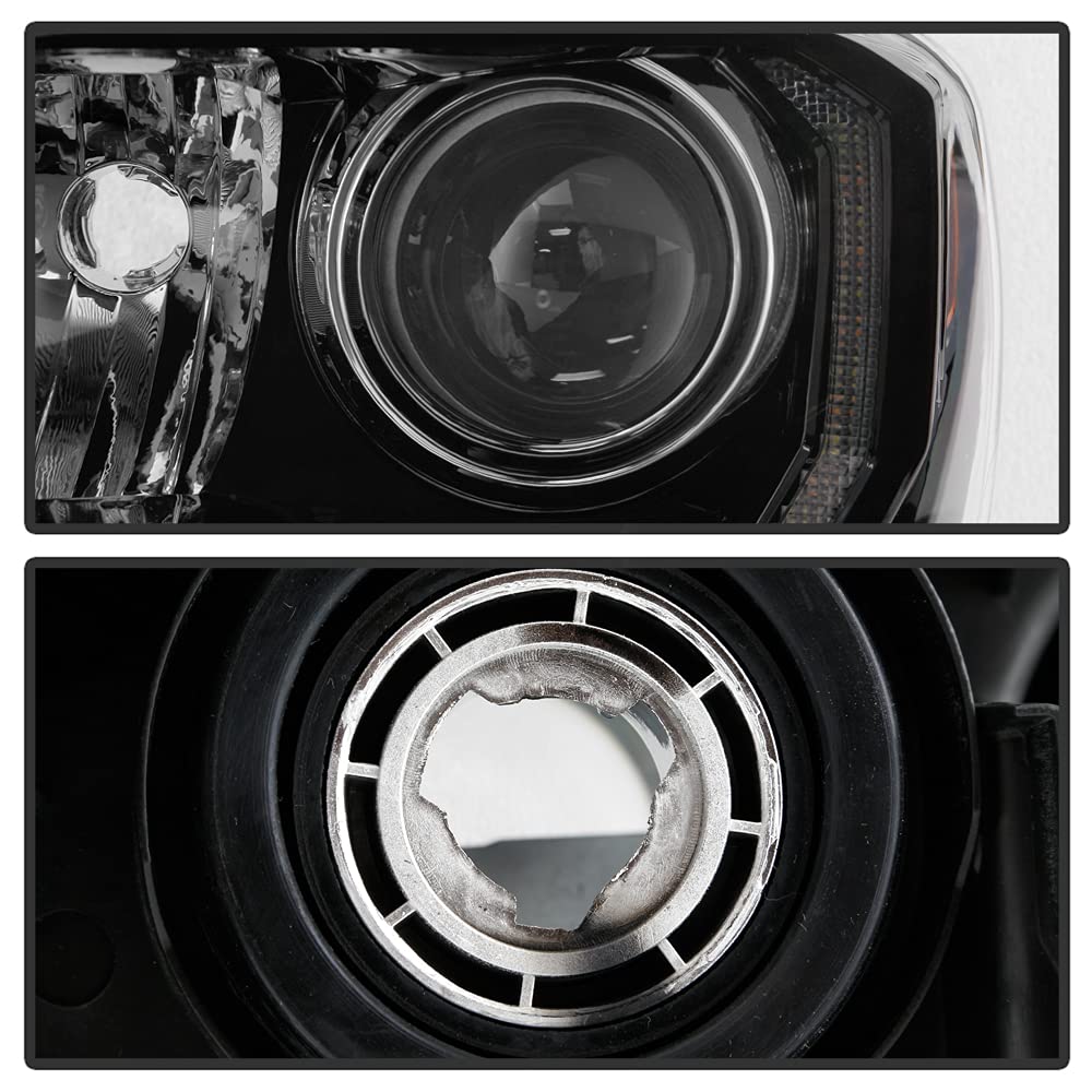 Projector Xtune Headlights (PRO-JH-TTA16-SBLED-BK) (POE)
