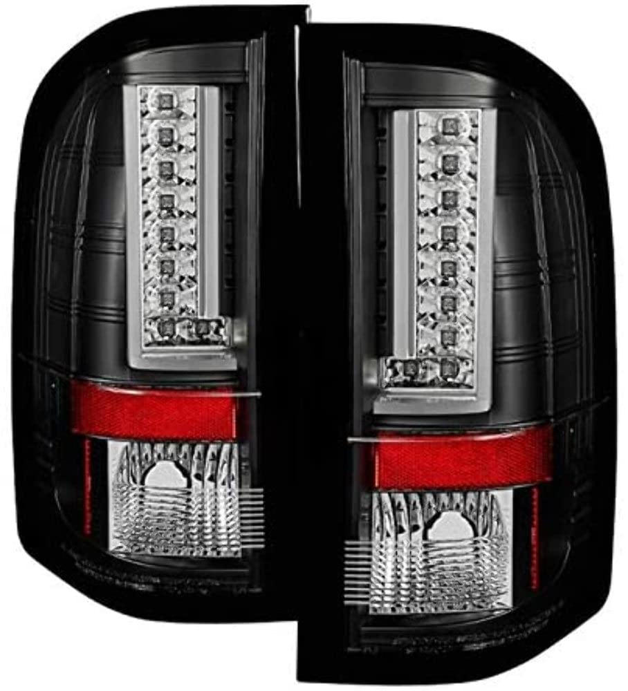 Spyder Xtune 5081766 Chevy Silverado 07-13 ( Does Not Fit 2010 Model With Dual Reverse Socket 921 Bulb ) Version 2 LED Tail Lights - Black