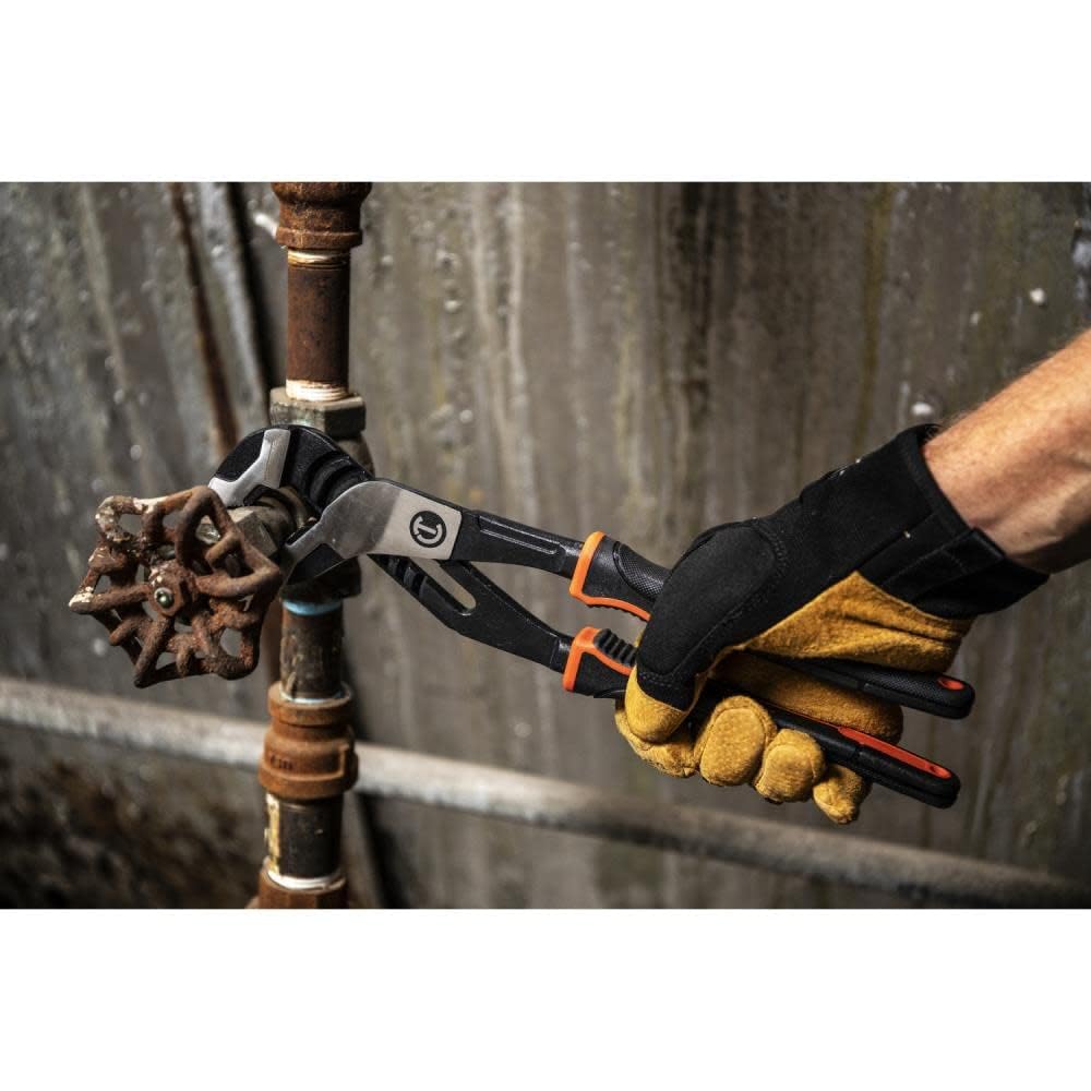 Z2 K9 Crescent V-Jaw Dual Material Tongue & Groove Plier Set - Adjustable Plier Set with 8 Jaw Positions - Premium Hand Tool Set - 2-Piece Set - RTZ2CGVSET2