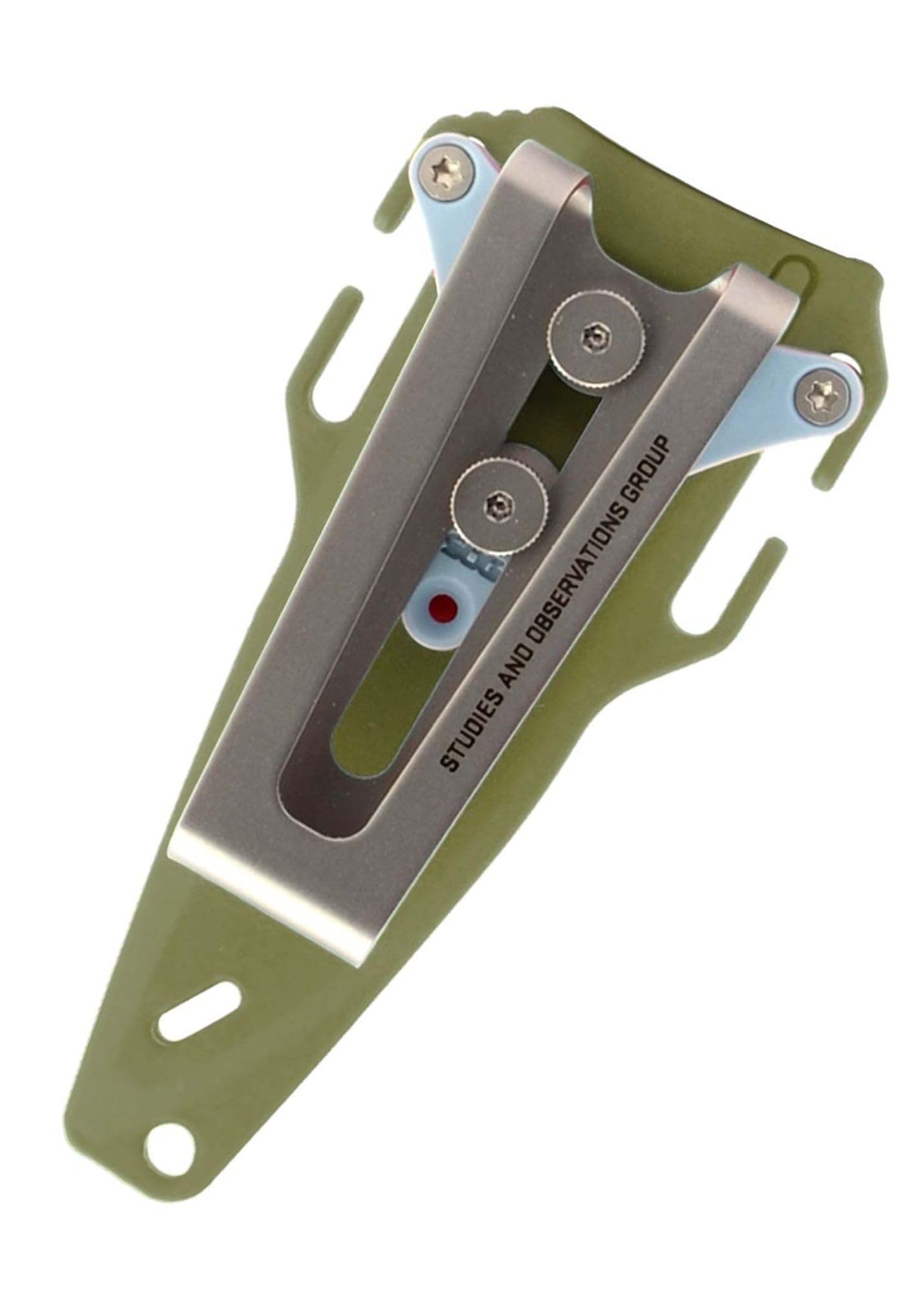 SOG FX Altair Lightweight Compact Multi-Functional Fixed Blade Knife | CRYO 154CM Steel | UMS Sheath | Removable GRN Handle, Field Green